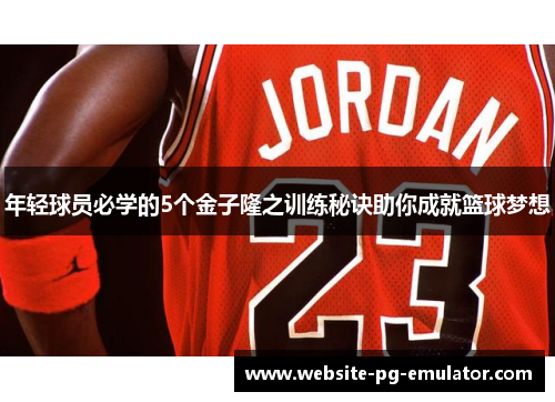 年轻球员必学的5个金子隆之训练秘诀助你成就篮球梦想 年轻球员必学的5个金子隆之训练秘诀助你成就篮球梦想
