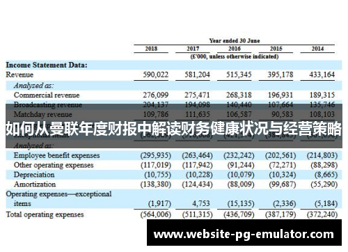 如何从曼联年度财报中解读财务健康状况与经营策略 如何从曼联年度财报中解读财务健康状况与经营策略